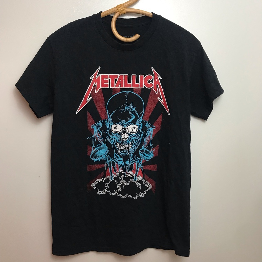Metallica Black Skull Logo T-Shirt